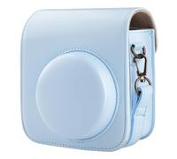BriLumin Custodia per Fotocamera per Fujifilm Instax Mini 12, Custodia Protettiva in Pelle PU Compatibile con Instax Mini Fotocamera Ibrida Istantanea e Digitale Blu