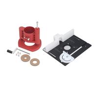 BRILVERDE Router Base di Sollevamento Router, Kit di Sollevamento Tavolo Fresatrice Inserto Piastra Base Router Tavolo Ascensore Piastra Base Fresatrice Tavolo Fresatrice Recinzione