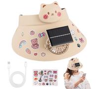 Brim Sun Wide Brim - UPF 50+ Donne Protezioni Sun Visor Cappello | Tono di sole leggero pieghevole, design a rete traspirante, chiusura regolabile, spiaggia da tennis da golf e AC, multicolore, 13