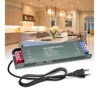 BRIMETI Alimentatore 24V 300W Trasformatore LED Driver 12.5A Slim Transformer AC 220V a DC 24V con Spina Netzteil Interruttore Adattatore Trasformatori Tensione Costante Alimentatoredi Bassa