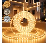 BRIMETI Striscia LED Dimmerabile 220V con Telecomando 5 Metri per Giardino