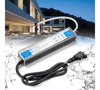 BRIMETI Trasformatore LED 220 24V 150W Esterno Alimentatore Driver IP67 Impermeabile Adattatore AC 220V a DC 24V 6.25A Transformer Interruttore Netzteil Trasformatori Tensione per Striscia LED