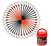 BRIMIX 20 pz Octopus Elastico 20 CM, Corda elastica con gancio estensibile fino a 40 cm. Bungee Cords Premium per bicicletta, campeggio, bagagli, passeggino, valigia, tenda, telone, trasporto