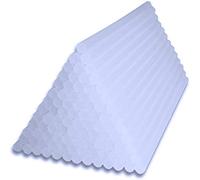 BRIMIX Confezione da 50 bastoncini di silicone caldo 11 mm x 200 mm. Aste di colla termofusibile, trasparente, 11 x 200 mm, ultra lunghe, per bricolage e lavori di bricolage ricambio pistola