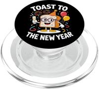 Brindisi alla vigilia di Capodanno PopSockets PopGrip per MagSafe