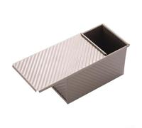 Brindisi del pane del acciaio al carbonio antiaderente che cuoce per la muffa con il coperchio per la distribuzione uniforme del calore e la prestazione affidabile del rilascio del pane