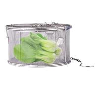 Brine Strainer - Stainless Steel Seasoning Basket Mesh | Large Soup Infuser For Spices And Herbs | Multi-Functional Brine Filter Xfor Cooking Broth Stews