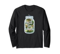 Brine Time Baby Funny Pickle Jar Lover Design Maglia a Manica