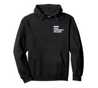 Bring Back Community Policing Police Resource Officer Cops Felpa con Cappuccio