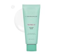 BRING GREEN Tea Tree Cica Soothing Cream Plus | Cooling & Hydrating Moisturizer for Sensitive Skin, Calming, Night Cream, Day Cream, Daily Skincare Routine (3.4 fl.oz., 100ml)