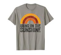 Bring On The Sunshine - Maglietta vintage arcobaleno Maglietta