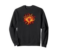 Bring The Heat Spicy Chili Pepper Flame Hot Food Lover Felpa