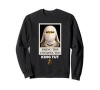 Bring The Unexpected Egyptian Pharaoh King Tut Face Graphic Felpa