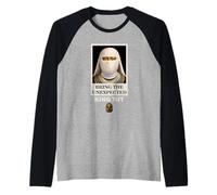 Bring The Unexpected Egyptian Pharaoh King Tut Face Graphic Maglia con Maniche Raglan