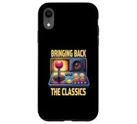 Bringing Back The Classics Retro Arcade Gamer Custodia per iPhone XR
