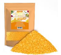 BringLuck2U Cera d'api 500g - Cera d'api per Cosmesi Bio, 100% Pura e Naturale Pellet di Cera di Candela - Naturale e Pura, Adatta per Saponi, Produzione di Candele e Cura della Pelle/Legno
