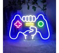 BringLuck2U Gamer Neon Board, Controller Shape Lights Game Room Decor - Gaming Neon Sign per Teen Ragazzo Camera Decor, Dimmerabile Gioco Luce Neon Per La Decorazione Della Parete - Migliori Regali