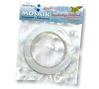 Bringmann Adhesive Tape, 10 mm x 18 m, Double-Sided, Transparent 10mm x 18m