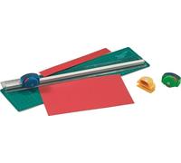 Bringmann - Righello con taglierina e tappetino di taglio, 35 cm