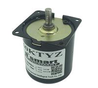 Bringsmart 60ktyz 2.5rpm 110V AC Motor Low Speed Mini Gearbox Motore Elettrico Barbecue Alta Coppia 110V Motoriduttore Sincrono Riduzione Motore Reversibile (60KTYZ)