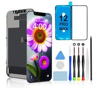 Brinonac Display per iPhone 12 PRO Max, 6,7" Schermo Full HD LCD Retina Kit Sostituzione Touch Screen Digitizer Assembly Set