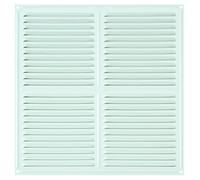 Brinox B70570D - Griglia di ventilazione 30 x 30 cm, colore: Bianco laccato