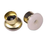 Brinox B75160L Puntale in Metallo, Ottone, Diámetro 19 mm, Set di 4 Pezzi