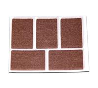 Brinox B76130M Slip in Feltro Sintetico, Marrone, 28x44 mm, Set di 5 Pezzi