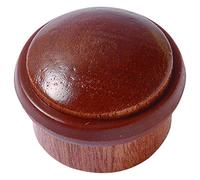 Brinox Fermaporta in legno cilindrico con vite invisibile, Sapeli, 2,9 x 3,5 x 3,5 cm