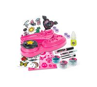 Clementoni Crazy Chic - Crazy Tattoo, Gioco Creativo per Bambini 6+ Anni, Kit Completo per Creare Tatuaggi Temporanei dall'Effetto Glow in The Dark, Set Regalo Divertente e Colorato, 18733
