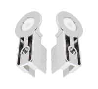 Briny River 1 Set Di Cerniere Per Schermo Vasca Da Bagno Staffe Per Schermo Doccia ABS Cromato Staffe Per Doccia Da Bagno Set Per Schermo Doccia Da Bagno