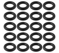 Briny River 100 guarnizioni in gomma EPDM metriche per collegamento di tubi e ugelli filtranti, 14 x 8 x 3 mm, colore: nero