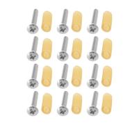 Briny River 12 Pezzi Viti Per Pickup A Bobina Singola Viti Di Montaggio Per Pickup In Acciaio Da 22 Mm Con Tubo In Gomma Compatibile Con Fender Stratocaster Strat