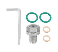 Briny River 1Pc Tappo Di Scarico Dell'olio Kit Di Riparazione Filettato Autoadesivo In Acciaio Inossidabile (M12.1-1.5mm)