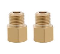 Briny River 2 adattatori riduttori M10 x 1 femmina a 1/8 di pollice BSP maschio in ottone per conversione di collegamento del tubo