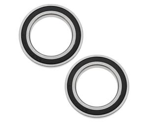 Briny River 2 cuscinetti a sfera a scanalatura profonda per bici, MR24377-2RS, parte di ricambio 24 x 37 x 7 mm, doppia sigillatura, in acciaio cromato, adatti per movimento centrale della bici