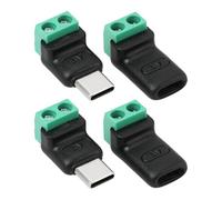 Briny River 2 paia di adattatori da terminale a USB tipo C maschio/femmina, 15 W, 5 V/3 A, per telefono cellulare e computer