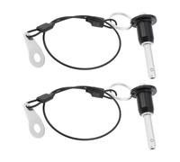 Briny River 2 Pezzi 6x20mm Perno A Sgancio Rapido In Acciaio Inossidabile Con Cordino Per Maniglia Adatto Per Tenda Da Sole Con Cerniera