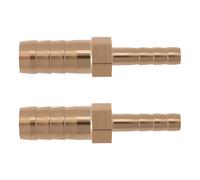 Briny River 2 Pezzi Da 4 Mm A 8 Mm Raccordo Riduttore In Ottone Per Tubo Dell'acqua Pistola A Spruzzo D'acqua Da 40 Mm