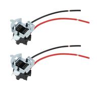 Briny River 2 Pezzi Di Base Per Lampadina Alogena H7 Per Auto Adattatore Per Cablaggio Adatto Per Lampadine Alogene HID LED H7 (lunghezza Linea 18 Cm)