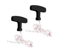 Briny River 2 Pezzi Di Cordino Di Sblocco Di Emergenza Per Porta Da Garage Con Maniglia Lunghezza Della Fune 1 M Spessore Della Fune 4,5 Mm