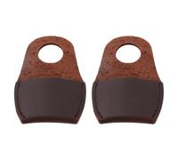 Briny River 2 Pezzi Di Protezione Per Il Pollice In Pelle 80x52 Mm Strumento Per Intaglio Del Legno Protezione Per Il Pollice Protezioni Per Ditali Strumenti Per Intaglio