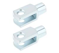 Briny River 2 Pezzi M10x1.5 Cilindro Pneumatico Stelo Forcella Estremità 52mm Filettatura Femmina Destra Connettore A Y Per Apparecchiature Di Automazione Elettronica