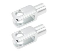 Briny River 2 Pezzi M6x1 Cilindro Pneumatico Stelo Forcella Estremità 31mm Filettatura Femmina Destra Connettore A Y Per Apparecchiature Di Automazione Elettronica