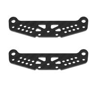 Briny River 2 Pezzi Torre Ammortizzatori per Auto RC in Fibra di Carbonio Compatibile con Tam-iya TT01 TT01E Anteriore E Posteriore