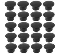 Briny River 20 Pezzi 8mm Tappi Telaio Posteriore Nero 8mm Tappi Foro Plastica Compatibile Con Lambretta LI SX TV GP DL Compatibile Con Vespa