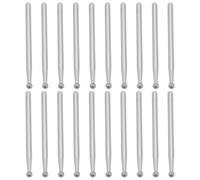 Briny River 20pcs Set Di Frese A Sfera Diamantate Da 3x3mm #150 Punte Da Trapano Con Testa A Sfera Diamantata Lunghezza 45mm Per Macinazione