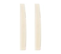 Briny River 2PCS 6 Corde Chitarra Acustica Ponte In Osso Sella 72x3x9mm Chitarra Acustica In Osso Compensato Per Chitarra Acustica Liutaio Compatibile Con Martin Chitarra (non Sbiancato)