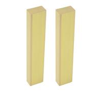 Briny River 2pcs Basso Elettrico Ottone Dado Vuoto 56x6x10mm per Bassi Elettrici Costruire Progetti