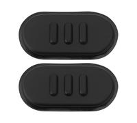 Briny River 2PCS Pulsante Interruttore A Chiave di Avvio PTT Nero Pulsante PTT Accessorio 28,5x14,8mm Compatibile con Motorola A10 A12 A10D CP110